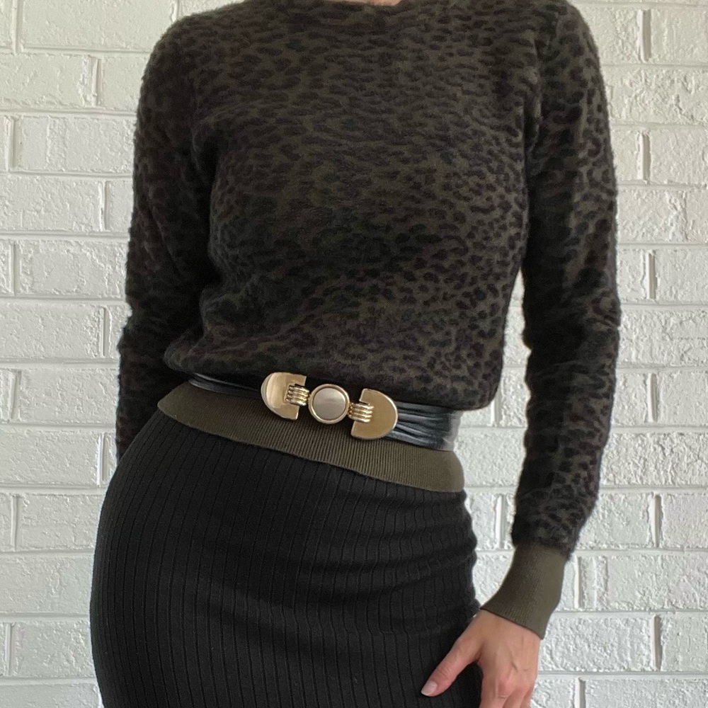 Cheetah Knit Sweater